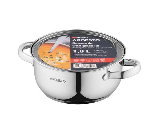 Кастрюля Ardesto Gemini Gourmet 1.8 л (AR1918BC), изображение 4 Кастрюля Ardesto Gemini Gourmet 1.8 л (AR1918BC), изображение 4
