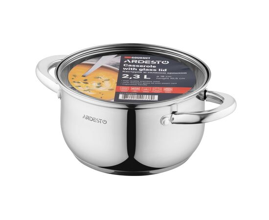 Кастрюля Ardesto Gemini Gourmet 2.3 л (AR1923GSS), изображение 4 Кастрюля Ardesto Gemini Gourmet 2.3 л (AR1923GSS), изображение 4