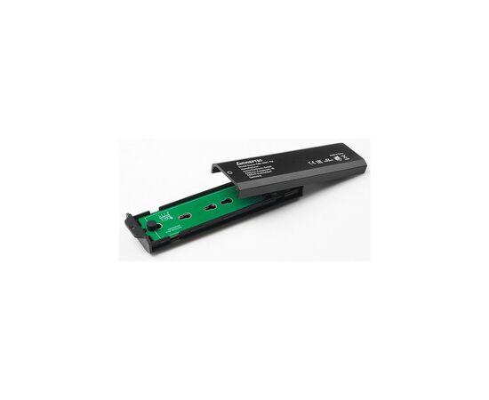 Карман внешний Chieftec M.2 PCIe NVMe/SATA SSD CEB-M2C-TLE USB 3.2 Gen2 Type-C Tool-Less Alum/Plastic (CEB-M2C-TLE), изображение 2 Карман внешний Chieftec M.2 PCIe NVMe/SATA SSD CEB-M2C-TLE USB 3.2 Gen2 Type-C Tool-Less Alum/Plastic (CEB-M2C-TLE), изображение 2