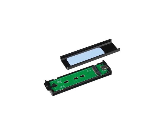 Карман внешний Chieftec M.2 PCIe NVMe/SATA SSD CEB-M2C-TLE USB 3.2 Gen2 Type-C Tool-Less Alum/Plastic (CEB-M2C-TLE), изображение 3 Карман внешний Chieftec M.2 PCIe NVMe/SATA SSD CEB-M2C-TLE USB 3.2 Gen2 Type-C Tool-Less Alum/Plastic (CEB-M2C-TLE), изображение 3