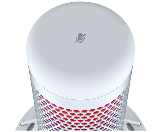 Мікрофон HyperX QuadCast S White (519P0AA), зображення 6 Мікрофон HyperX QuadCast S White (519P0AA), зображення 6