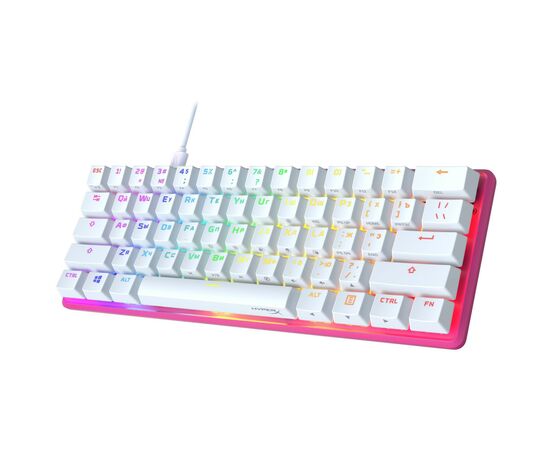 Клавиатура HyperX Alloy Origins 60 Pink (572Y6AA), изображение 3 Клавиатура HyperX Alloy Origins 60 Pink (572Y6AA), изображение 3