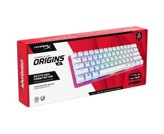 Клавиатура HyperX Alloy Origins 60 Pink (572Y6AA), изображение 8 Клавиатура HyperX Alloy Origins 60 Pink (572Y6AA), изображение 8