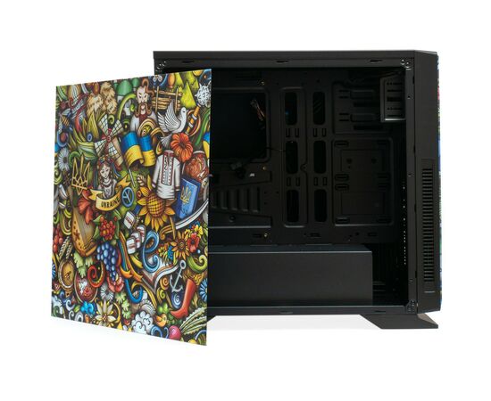 Корпус Vinga Black Widow Ukraine Free (01230011784), зображення 4