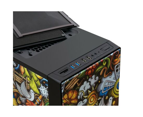 Корпус Vinga Black Widow Ukraine Free (01230011784), зображення 6