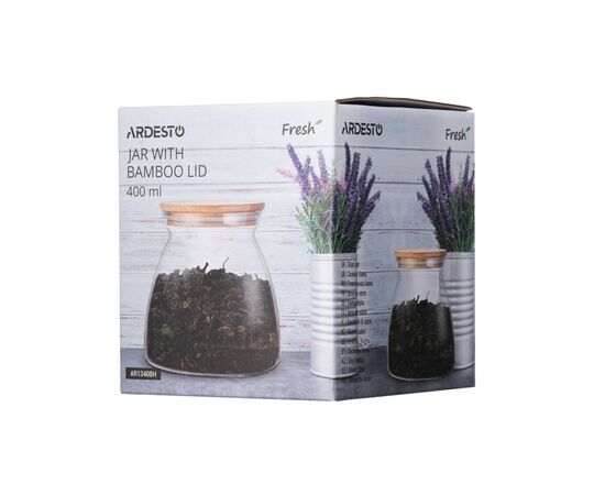 Ємність для сипучих продуктів Ardesto Fresh Hourglass 400 мл (AR1340BH), зображення 2