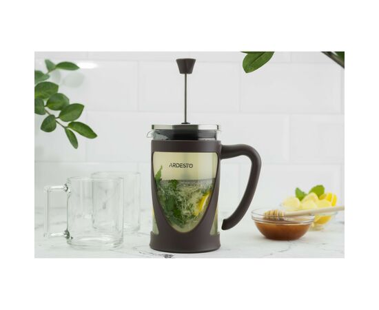 Френч-пресс Ardesto Gemini 600 мл (AR1906PG), изображение 3 Френч-пресс Ardesto Gemini 600 мл (AR1906PG), изображение 3