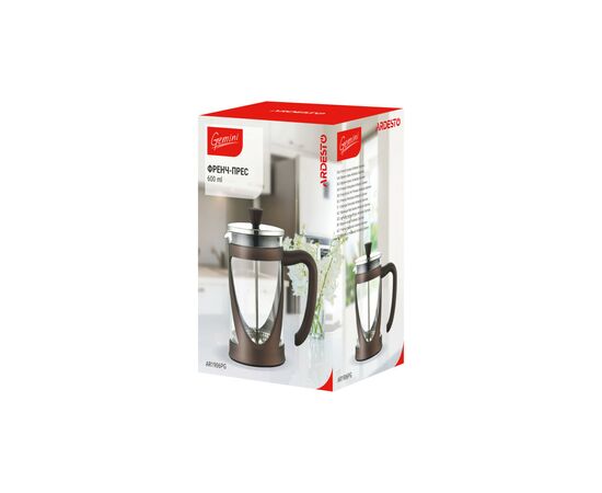 Френч-пресс Ardesto Gemini 600 мл (AR1906PG), изображение 4 Френч-пресс Ardesto Gemini 600 мл (AR1906PG), изображение 4
