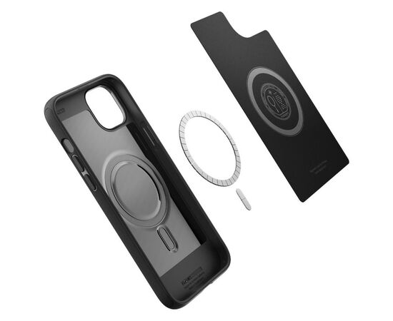 Чехол для моб. телефона Spigen Apple Iphone 14 Plus Mag Armor MagFit, Matte Black (ACS04918), изображение 5 Чехол для моб. телефона Spigen Apple Iphone 14 Plus Mag Armor MagFit, Matte Black (ACS04918), изображение 5