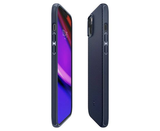 Чехол для моб. телефона Spigen Apple Iphone 14 Plus Mag Armor MagFit, Navy Blue (ACS04919), изображение 4 Чехол для моб. телефона Spigen Apple Iphone 14 Plus Mag Armor MagFit, Navy Blue (ACS04919), изображение 4