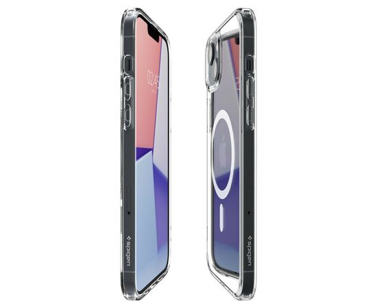 Чехол для моб. телефона Spigen Apple iPhone 14 Plus Ultra Hybrid MagFit, White (ACS04902), изображение 5 Чехол для моб. телефона Spigen Apple iPhone 14 Plus Ultra Hybrid MagFit, White (ACS04902), изображение 5