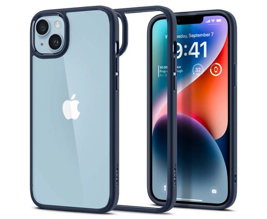 Чехол для моб. телефона Spigen Apple Iphone 14 Plus Ultra Hybrid, Navy Blue (ACS04899), изображение 5 Чехол для моб. телефона Spigen Apple Iphone 14 Plus Ultra Hybrid, Navy Blue (ACS04899), изображение 5