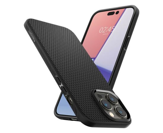 Чехол для моб. телефона Spigen Apple iPhone 14 Pro Liquid Air, Matte Black (ACS04957), изображение 6 Чехол для моб. телефона Spigen Apple iPhone 14 Pro Liquid Air, Matte Black (ACS04957), изображение 6