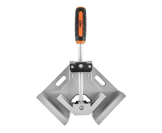 Струбцина Neo Tools угловая, алюминиевая, направляющая 95 мм, 70х70мм (45-490), изображение 2 Струбцина Neo Tools угловая, алюминиевая, направляющая 95 мм, 70х70мм (45-490), изображение 2