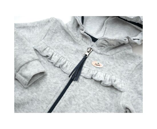 Набор детской одежды Miniworld велюровый (15377-74G-gray), изображение 6 Набор детской одежды Miniworld велюровый (15377-74G-gray), изображение 6