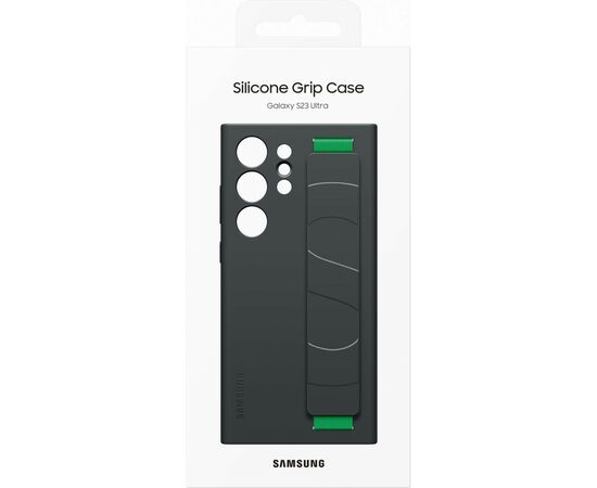 Чохол до моб. телефона Samsung Galaxy S23 Ultra Silicone Grip Case Black (EF-GS918TBEGRU), зображення 5 Чохол до моб. телефона Samsung Galaxy S23 Ultra Silicone Grip Case Black (EF-GS918TBEGRU), зображення 5