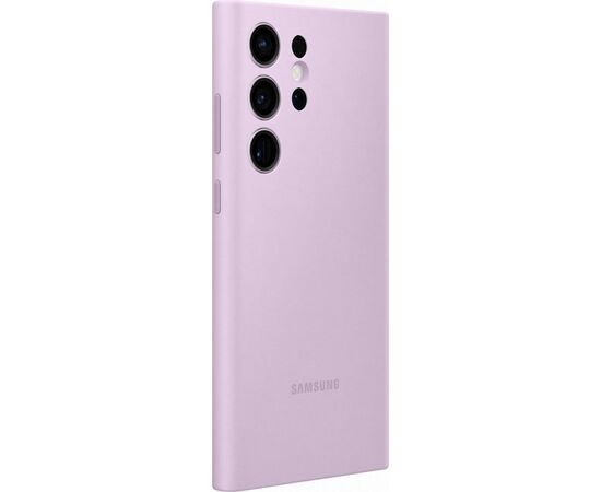 Чехол для мобильного телефона Samsung Galaxy S23 Ultra Silicone Case Lilac (EF-PS918TVEGRU), изображение 3 Чехол для мобильного телефона Samsung Galaxy S23 Ultra Silicone Case Lilac (EF-PS918TVEGRU), изображение 3