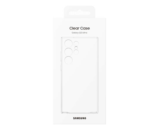 Чехол для моб. телефона Samsung Galaxy S23 Ultra Clear Case Transparency (EF-QS918CTEGRU), изображение 3 Чехол для моб. телефона Samsung Galaxy S23 Ultra Clear Case Transparency (EF-QS918CTEGRU), изображение 3