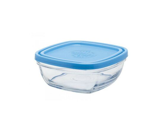 Пищевой контейнер Duralex Lys Carre Quadrate Blue 3100 мл 23 см (9024AM06)
