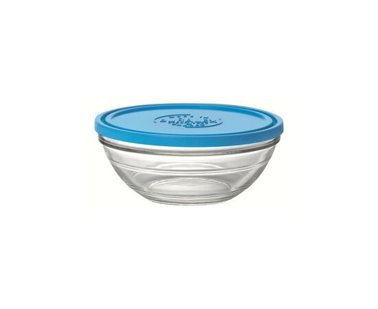 Пищевой контейнер Duralex Lys Rond Blue 2400 мл 23 см (9068AM06)
