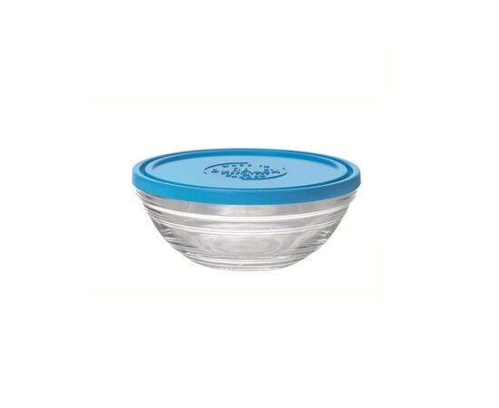 Харчовий контейнер Duralex Lys Rond Blue 500 мл 14 см (9065AM12)