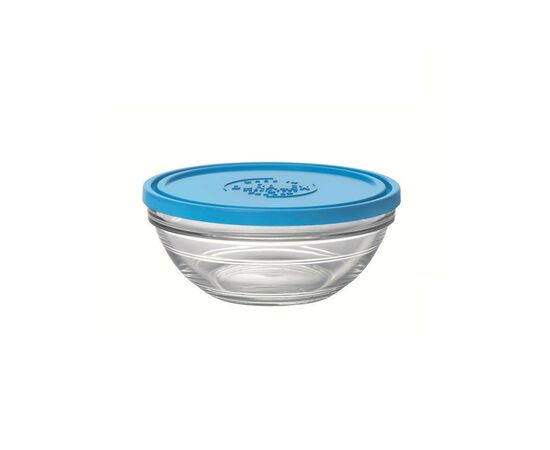 Харчовий контейнер Duralex Lys Rond Blue 970 мл 17 см (9066AM06)