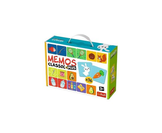 Настольная игра Trefl Мемо Классическое. Логика (Memos Classic&plus Logika) (02272)