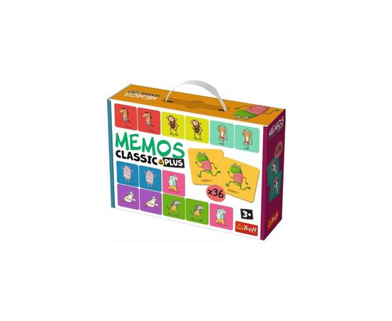 Настольная игра Trefl Мемо Классическое Двигайся и играй (Memos Classic&plus. Move and play) (02271)