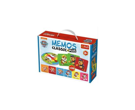 Настільна гра Trefl Мемо Класичні. Цуценячий патруль (Memos Classic&plus. Paw Patrol) (02269)