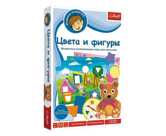 Настольная игра Trefl Первые открытия. Цвета и фигуры (01106/02159)