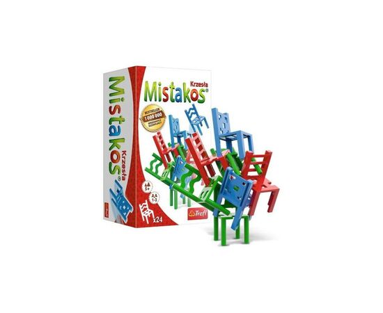 Настільна гра Trefl Стільчики для 3-ох гравців (Міstakos) українська (02326), зображення 2 Настільна гра Trefl Стільчики для 3-ох гравців (Міstakos) українська (02326), зображення 2
