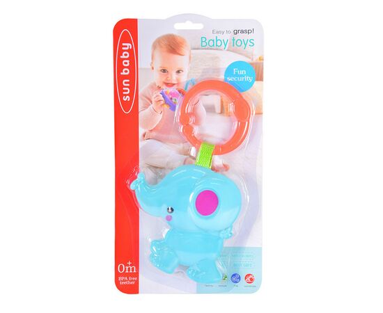 Игрушка на коляску A-Toys Слоненок 18*11 см (688-1), изображение 2 Игрушка на коляску A-Toys Слоненок 18*11 см (688-1), изображение 2