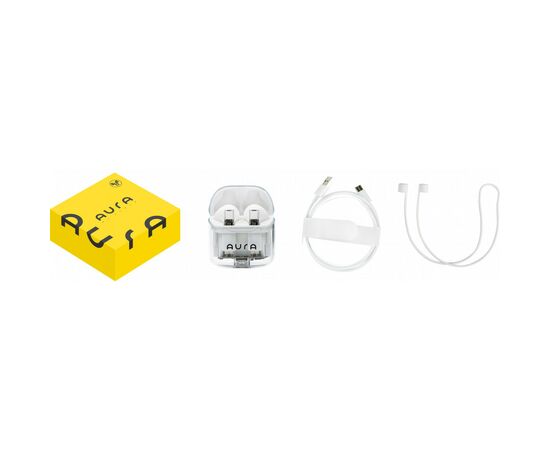 Наушники AURA 6 White (TWSA6W), изображение 6 Наушники AURA 6 White (TWSA6W), изображение 6