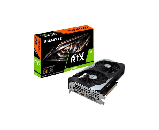 Видеокарта GIGABYTE GeForce RTX3050 8Gb WINDFORCE OC (GV-N3050WF2OC-8GD), изображение 2 Видеокарта GIGABYTE GeForce RTX3050 8Gb WINDFORCE OC (GV-N3050WF2OC-8GD), изображение 2