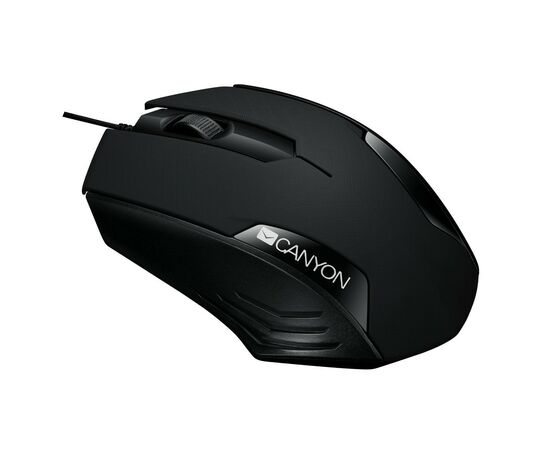 Мышка Canyon CM-02 USB Black (CNE-CMS02B), изображение 2 Мышка Canyon CM-02 USB Black (CNE-CMS02B), изображение 2