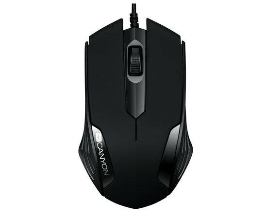 Мишка Canyon CM-02 USB Black (CNE-CMS02B)
