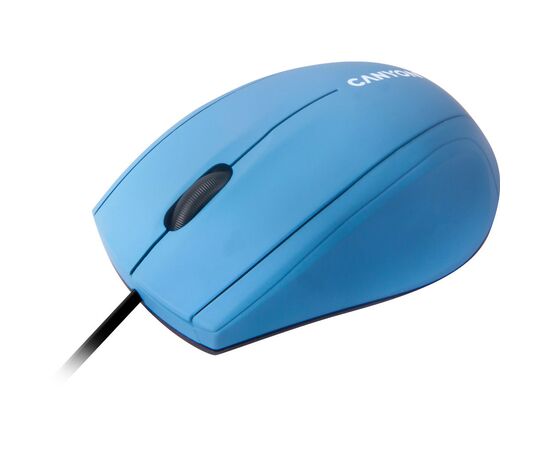 Мышка Canyon M-05 USB Light Blue (CNE-CMS05BX), изображение 2 Мышка Canyon M-05 USB Light Blue (CNE-CMS05BX), изображение 2