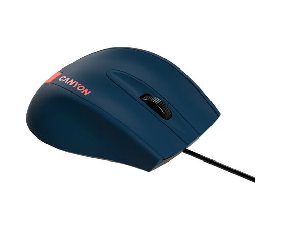 Мышка Canyon M-11 USB Blue (CNE-CMS11BR), изображение 2 Мышка Canyon M-11 USB Blue (CNE-CMS11BR), изображение 2