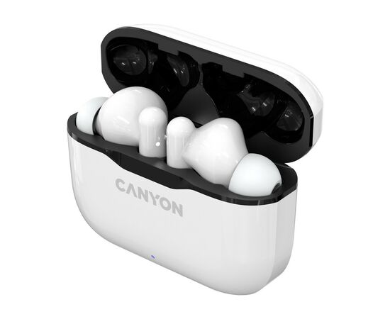 Навушники Canyon TWS-3 White (CNE-CBTHS3W), зображення 3 Навушники Canyon TWS-3 White (CNE-CBTHS3W), зображення 3