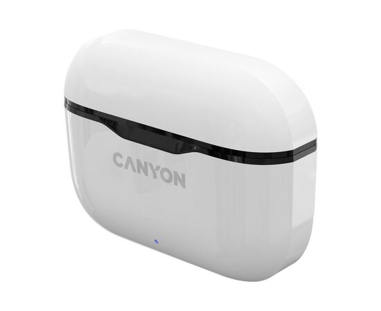 Навушники Canyon TWS-3 White (CNE-CBTHS3W), зображення 4 Навушники Canyon TWS-3 White (CNE-CBTHS3W), зображення 4