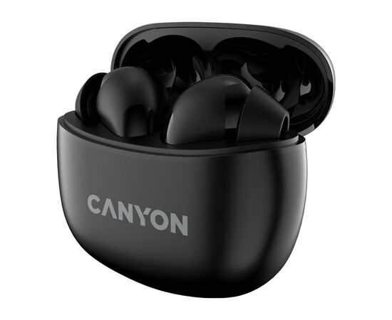 Навушники Canyon TWS-5 Black (CNS-TWS5B), зображення 2 Навушники Canyon TWS-5 Black (CNS-TWS5B), зображення 2