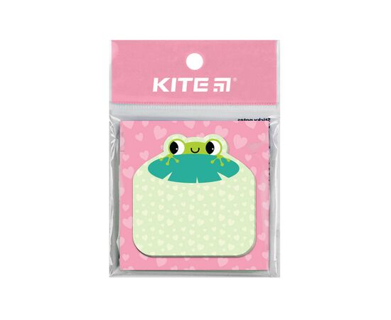 Бумага для заметок Kite с клейким слоем Froggy 70х70 мм, 50 листов (K22-298-2), изображение 2