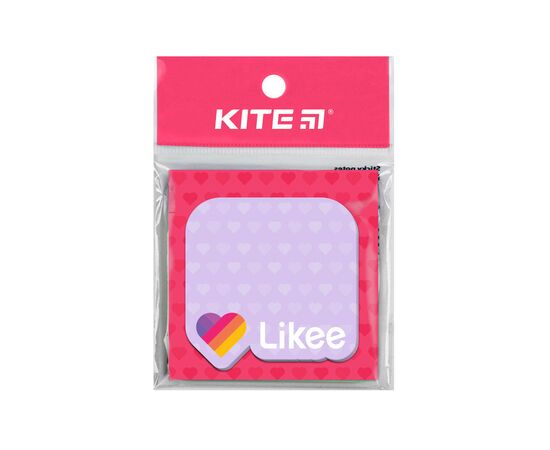 Бумага для заметок Kite с клейким слоем Likee 70х70 мм, 50 листов (LK22-298), изображение 2 Бумага для заметок Kite с клейким слоем Likee 70х70 мм, 50 листов (LK22-298), изображение 2