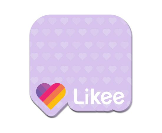Папір для нотаток Kite з клейким шаром Likee 70х70 мм, 50 аркушів (LK22-298)