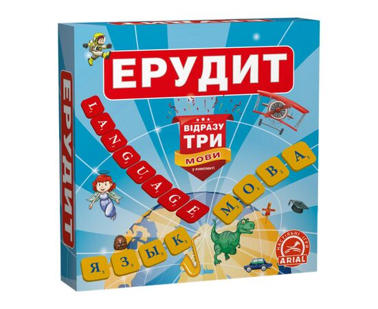 Настольная игра Arial Эрудит три языка (10091)