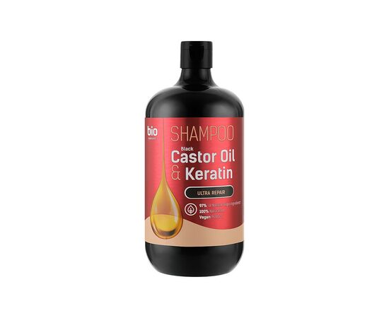 Шампунь Bio Naturell Black Castor Oil & Keratin 946 мл (8588006041385)