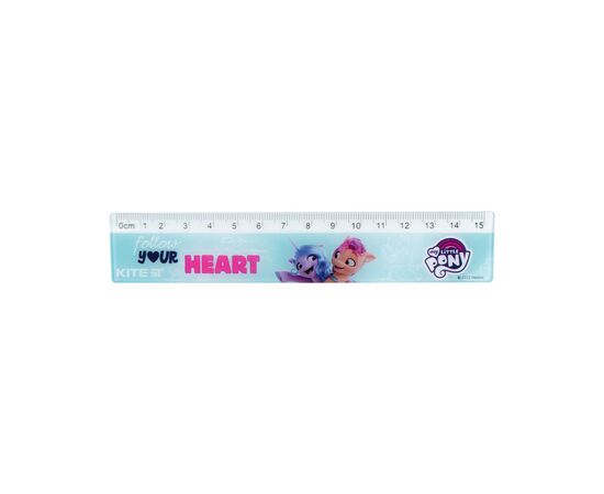 Линейка Kite пластиковая My Little Pony, 15 см (LP22-090)