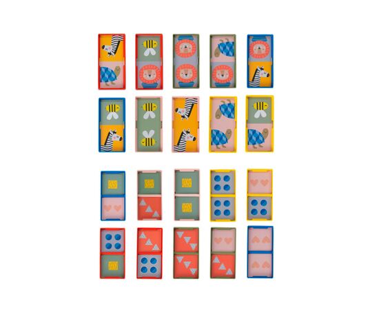 Развивающая игрушка Taf Toys Савана – Мое первое домино (12865), изображение 4 Развивающая игрушка Taf Toys Савана – Мое первое домино (12865), изображение 4