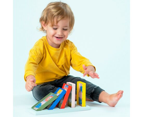 Развивающая игрушка Taf Toys Савана – Мое первое домино (12865), изображение 5 Развивающая игрушка Taf Toys Савана – Мое первое домино (12865), изображение 5