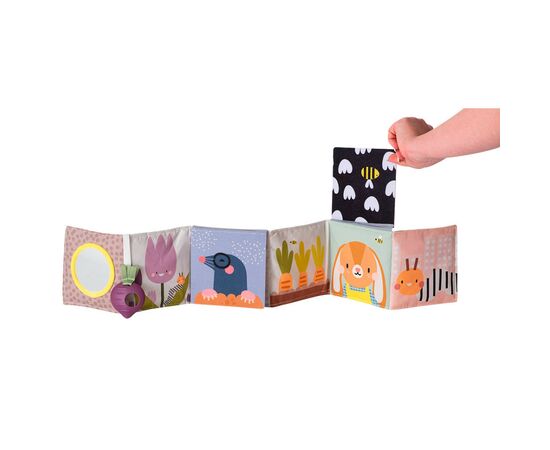 Развивающая игрушка Taf Toys книжка-раскладушка коллекции Садочек в городе – Зайчики (13065), изображение 2 Развивающая игрушка Taf Toys книжка-раскладушка коллекции Садочек в городе – Зайчики (13065), изображение 2